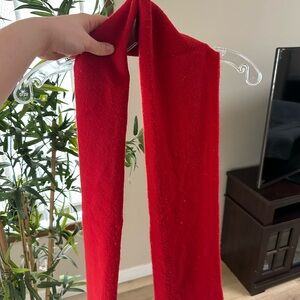 Style this Red Long Scarf Wrap with your coat